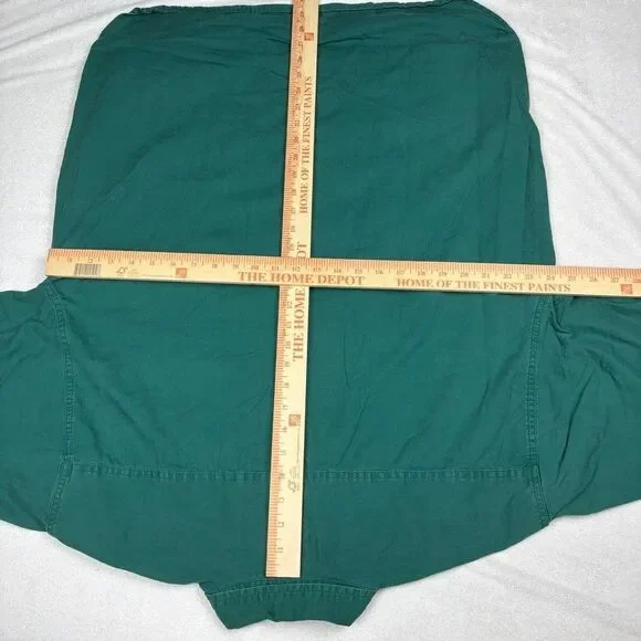Vintage 90s Apple WebObjects Employee‎ Shirt XL Green Button Down Logo macintosh